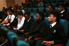 Students-from-Braeburn-school-among-the-audience-during-the-opening-ceremony