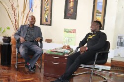 Milton Nyakundi interviews sprinter Fedinand Omanyala - Africa's Fastest Man