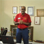 KISFF, 6TH EDITION-2023, Chairman and Festival Director, Mr. Aasif Karim gives a Pep Talk!....To The In House Production Team, before The Official Opening Ceremony....DAY 1 of The Festival.