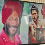 Visual Material on display during the Interview of Renowned Indian Director, Mr. Rakeysh O. Mehra, during the Contributions to The Expansive Realm of Creativity Interview by Chairman and Festival Director, Mr. Aasif Karim.