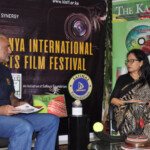 Chairman and Festival Director, Mr. Aasif Karim has a Studio tête a tête with Indian High Commissioner to Kenya, Madam Namgya. C. Khampa.