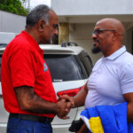 Chairman and Festival Director, Mr. Aasif Karim, welcomes Mombasa County Government, Executive Committee Member for Youth, Gender and Social Services, Hon. Kenneth Ambani to KISFF, 6TH EDITION-2023.